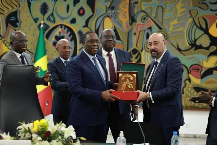استقبال الرئيس ماكي سال للوفد المغربي المشارك في مناظرة اللامركزية